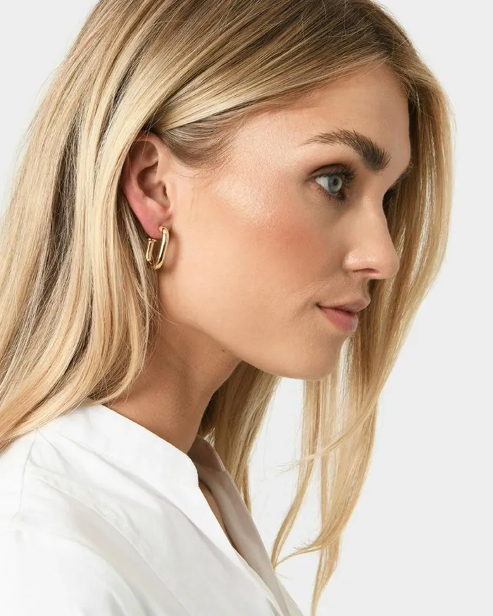 Forcast Hazel Sterling Silver Earrings Goldsilver Women Earrings