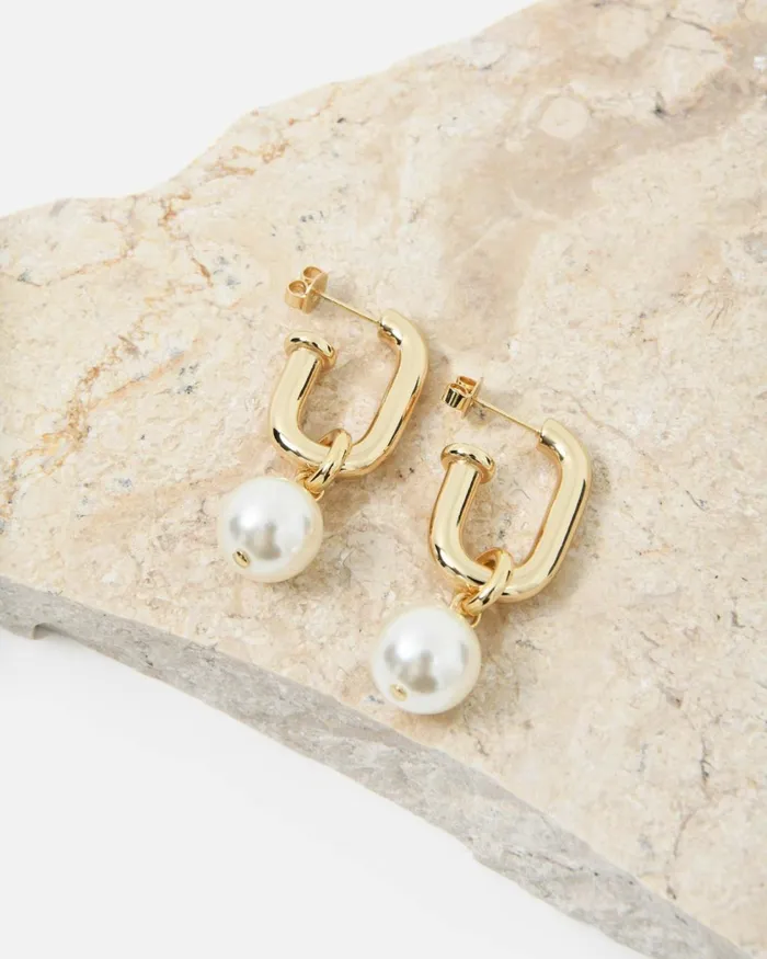 Forcast Hazel Sterling Silver Earrings Goldsilver Women Earrings