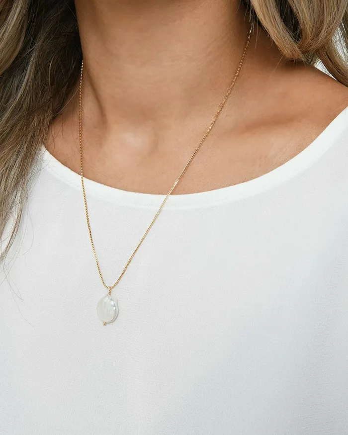 Forcast Ines 16k Gold 2pc Necklace Set Gold Women Necklaces