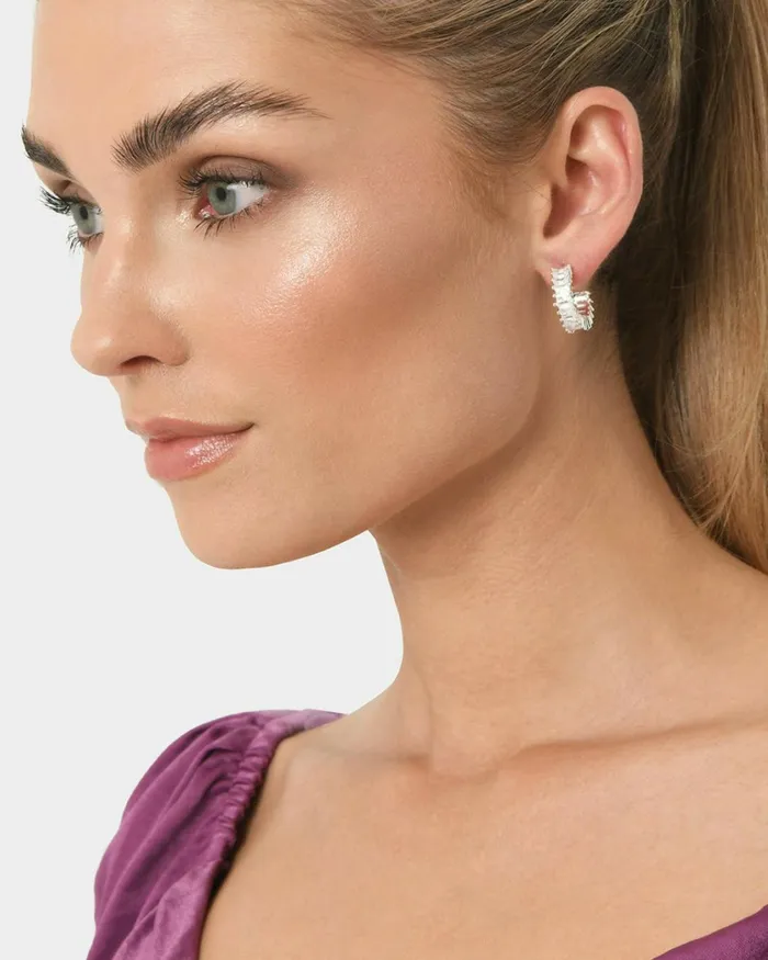 Forcast Isa Sterling Silver Earrings Goldsilver Women Earrings