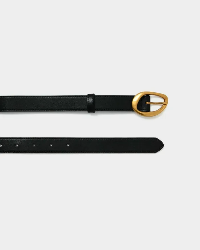 Forcast Itzel Leather Belt Black Women Belts