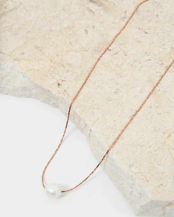 Forcast Ivy Rose Gold Necklace Rose Gold Women Necklaces