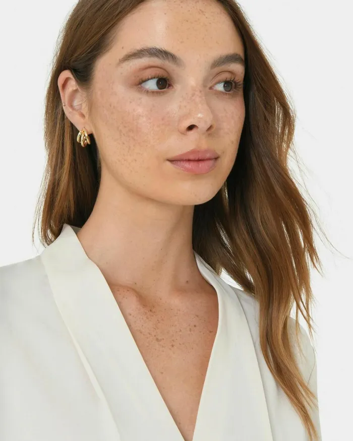 Forcast Jaelyn Earrings Gold Women Earrings