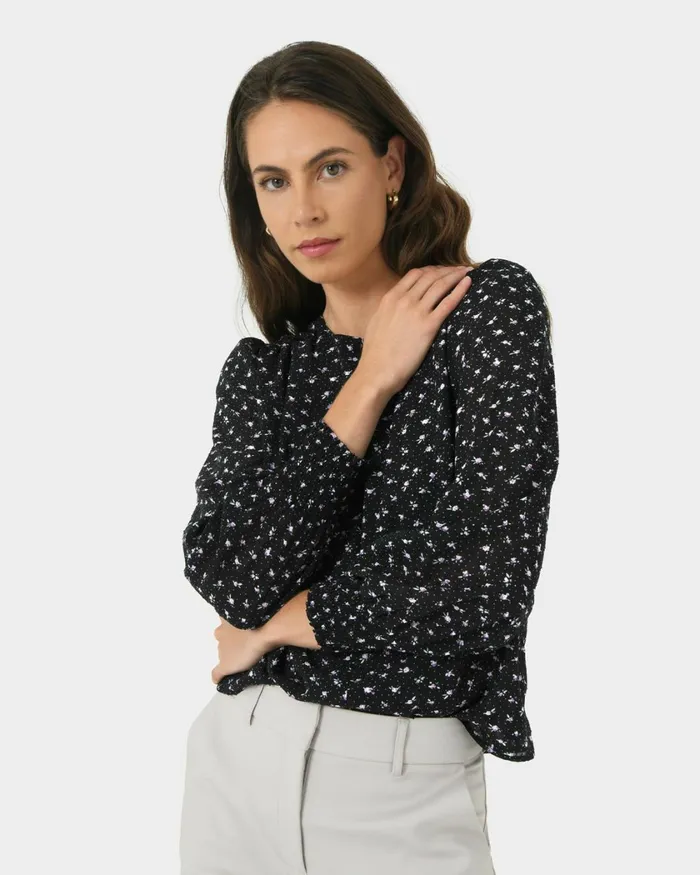 Forcast Jana Round Neck Blouse Women TShirts and Tops