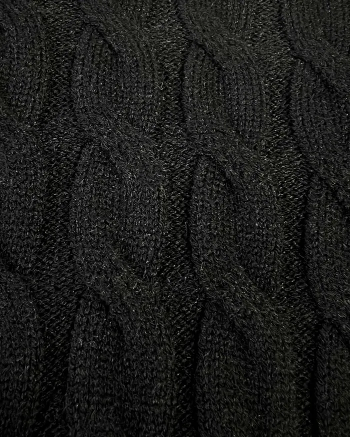 Forcast Janna Cable Jumper Ivoryblack Women Long Sleeve Tops