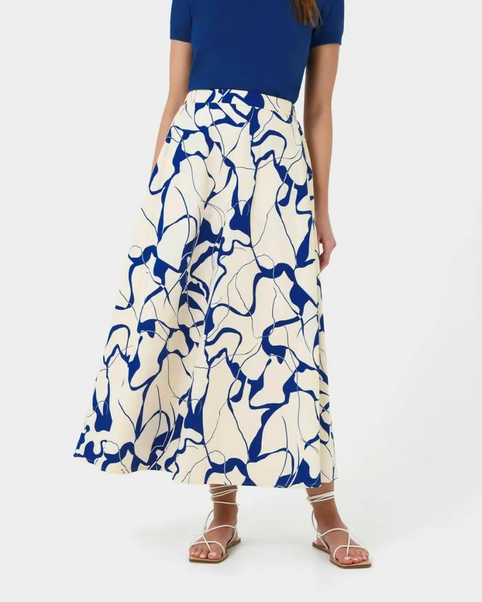 Forcast Jayleen Midi Skirt Women Midi and Maxi Skirts
