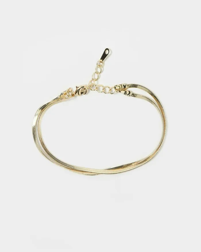 Forcast Jaylen Gold Plated Bracelet Gold Women Bracelets