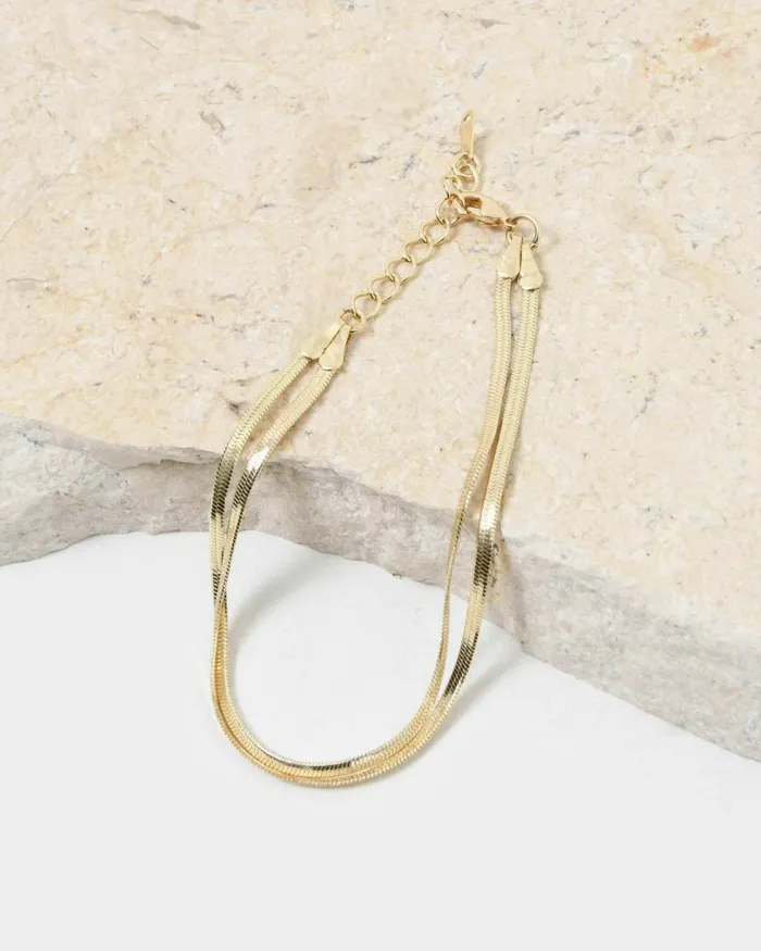 Forcast Jaylen Gold Plated Bracelet Gold Women Bracelets