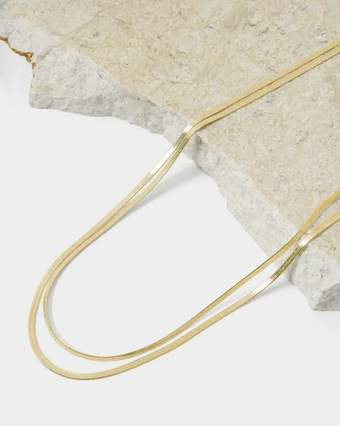Forcast Jaylen Necklace Gold Women Necklaces