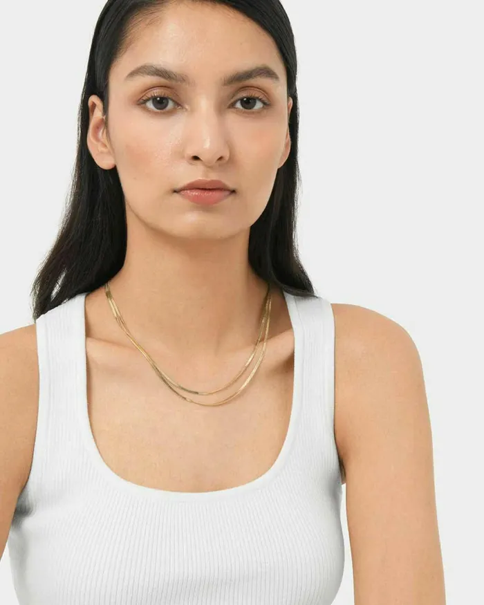 Forcast Jaylen Necklace Gold Women Necklaces