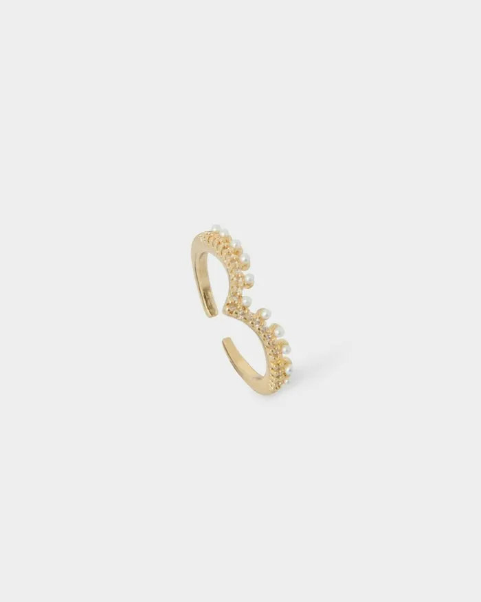 Forcast Jazmine 16k Gold Plated Ring Gold Women Rings