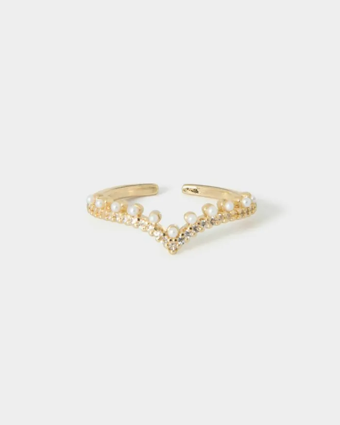 Forcast Jazmine 16k Gold Plated Ring Gold Women Rings