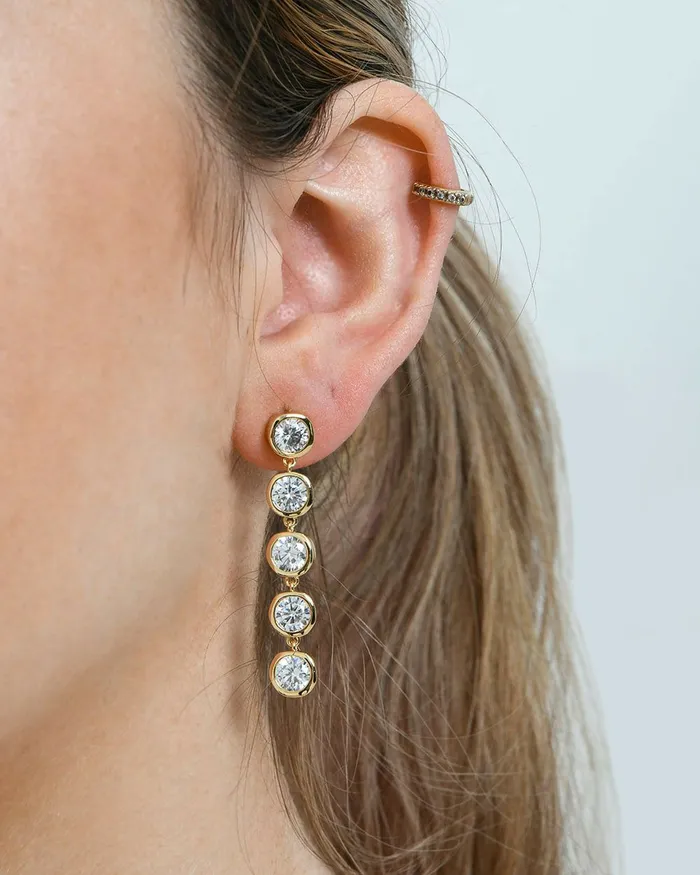 Forcast Jemma 16k Gold 2pc Earring Set Gold Women Earrings