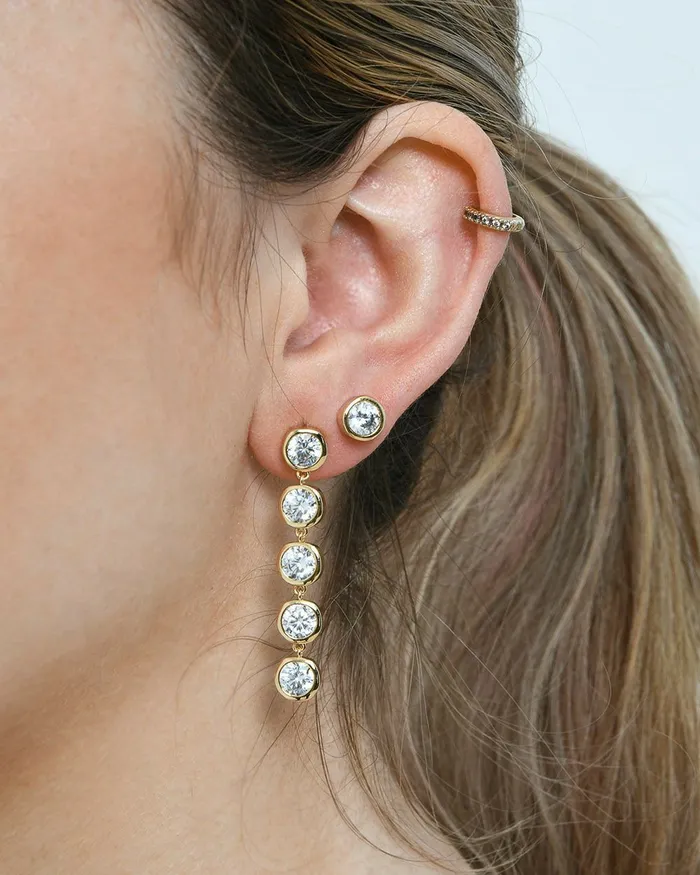 Forcast Jemma 16k Gold 2pc Earring Set Gold Women Earrings