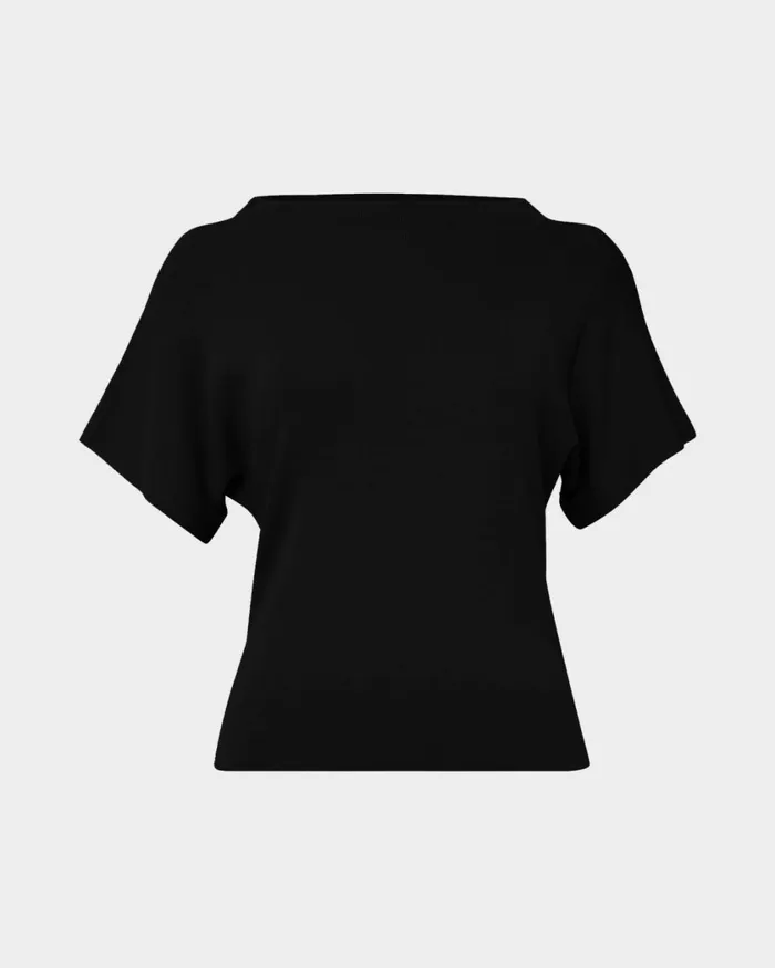 Forcast Jemma Relaxed Knit Top Pinkbeigeblack Women TShirts and Tops