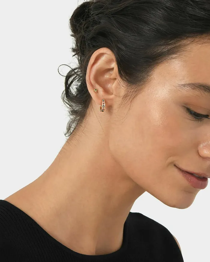 Forcast Jolee 16k Gold Plated Earrings Gold Women Earrings