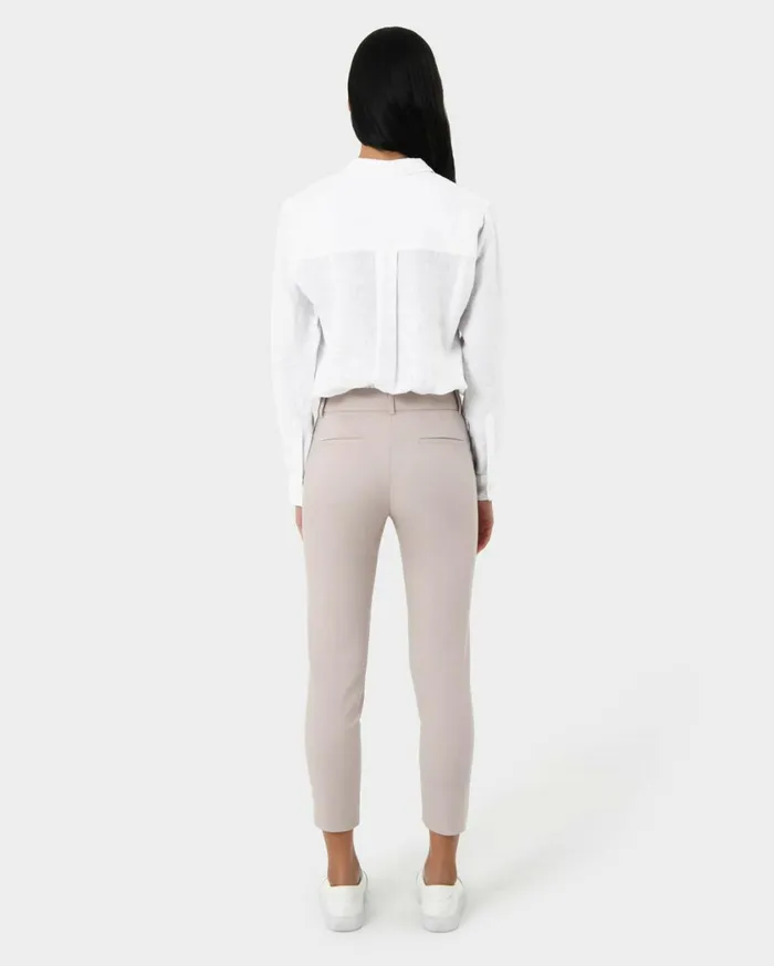 Forcast Josie 2 Cropped Notch Pants Stoneivorynavylight Greyblack Women Cropped Pants
