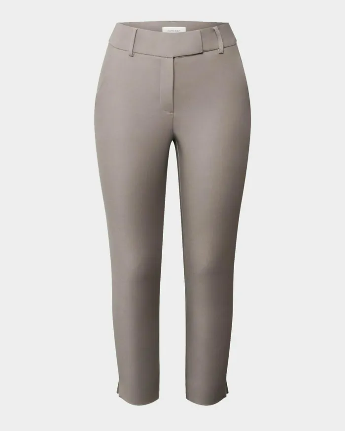 Forcast Josie 2 Cropped Notch Pants Stoneivorynavylight Greyblack Women Cropped Pants