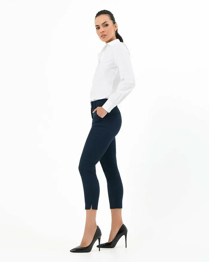 Forcast Josie 2 Cropped Notch Pants Stoneivorynavylight Greyblack Women Cropped Pants