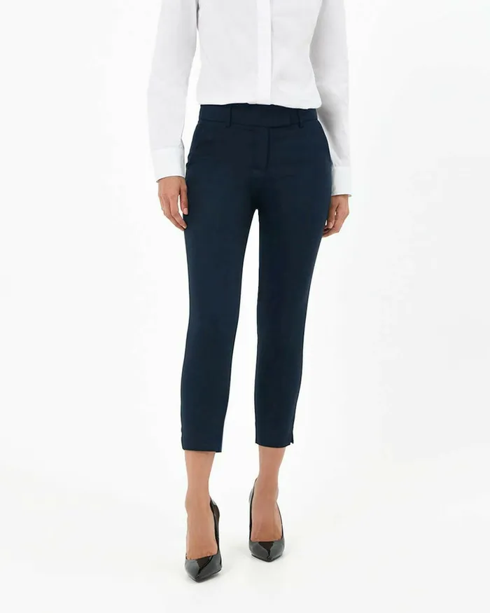 Forcast Josie 2 Cropped Notch Pants Stoneivorynavylight Greyblack Women Cropped Pants