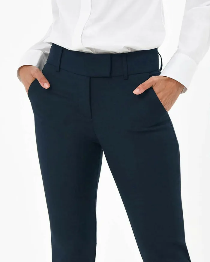Forcast Josie 2 Cropped Notch Pants Stoneivorynavylight Greyblack Women Cropped Pants