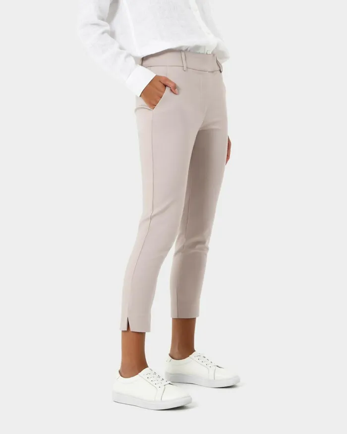 Forcast Josie 2 Cropped Notch Pants Stoneivorynavylight Greyblack Women Cropped Pants