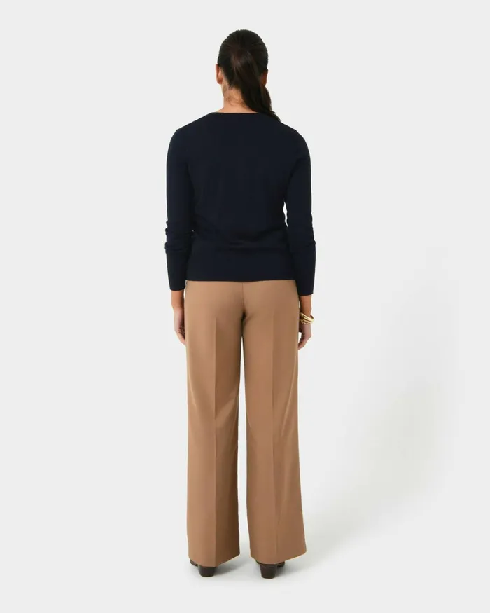 Forcast Joyce Knit Cardigan Blossomtrue Blueoriental Bluesand Beigeivorynavygreyblack Women TShirts and Tops