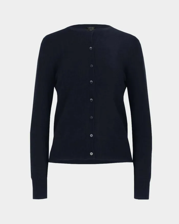 Forcast Joyce Knit Cardigan Blossomtrue Blueoriental Bluesand Beigeivorynavygreyblack Women TShirts and Tops