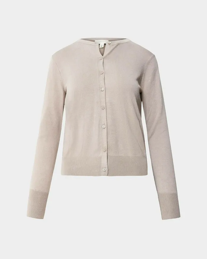 Forcast Joyce Knit Cardigan Blossomtrue Blueoriental Bluesand Beigeivorynavygreyblack Women TShirts and Tops