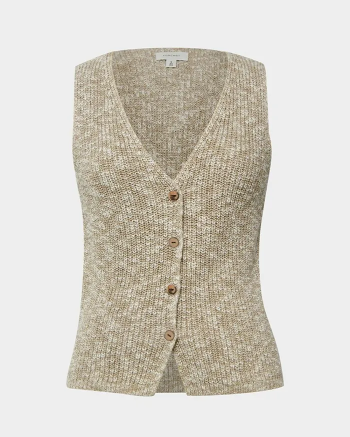Forcast Judith Knit Vest Women TShirts and Tops
