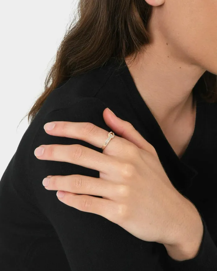 Forcast Kaily 16k Gold Plated Ring Gold Women Rings