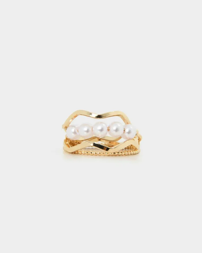 Forcast Kailyn 4pc Rings Set Gold Women Rings