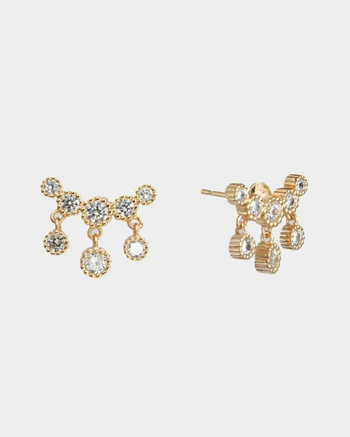 Forcast Kalea 16k Gold Plated Earrings Gold Women Earrings