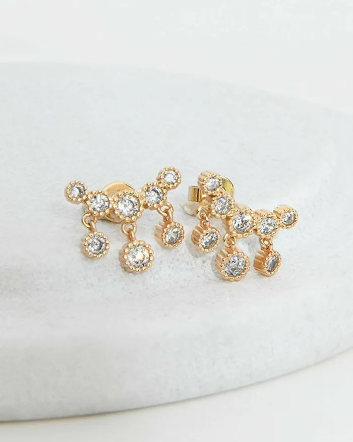 Forcast Kalea 16k Gold Plated Earrings Gold Women Earrings