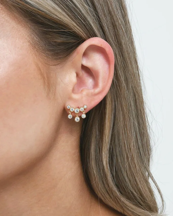 Forcast Kalea 16k Gold Plated Earrings Gold Women Earrings