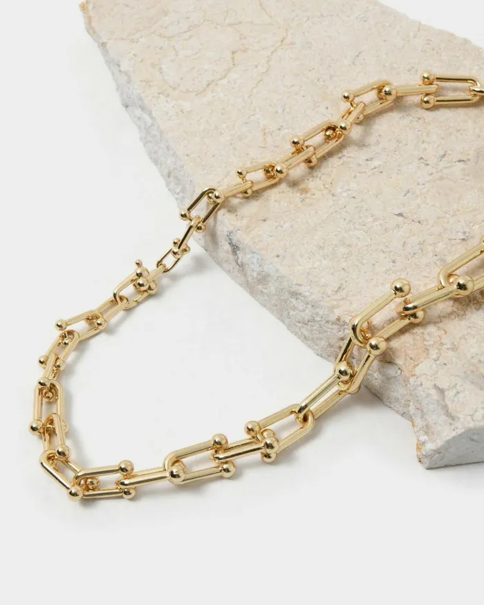 Forcast Karoline Gold Plated Necklace Gold Women Necklaces