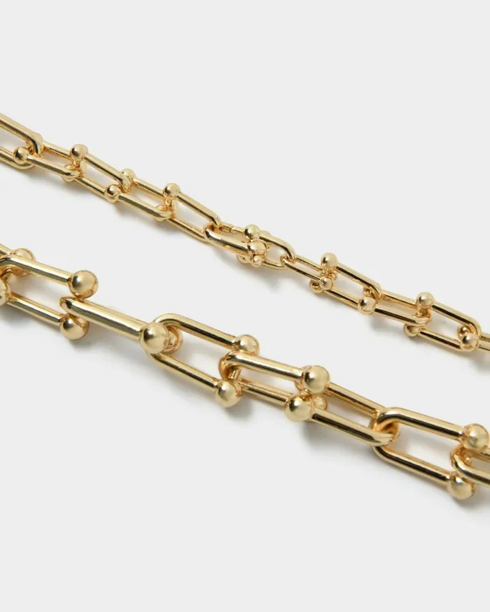 Forcast Karoline Gold Plated Necklace Gold Women Necklaces