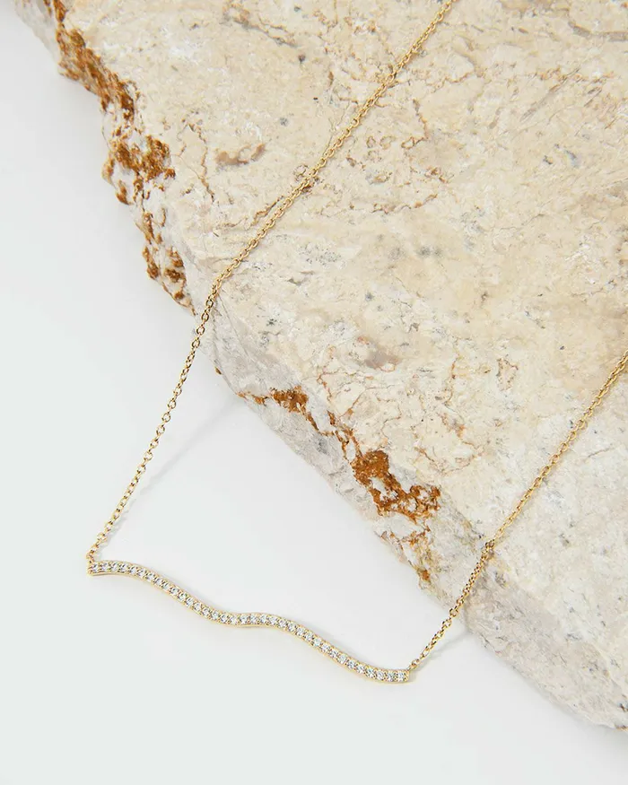 Forcast Kaylee 16k Gold Necklace Gold Women Necklaces