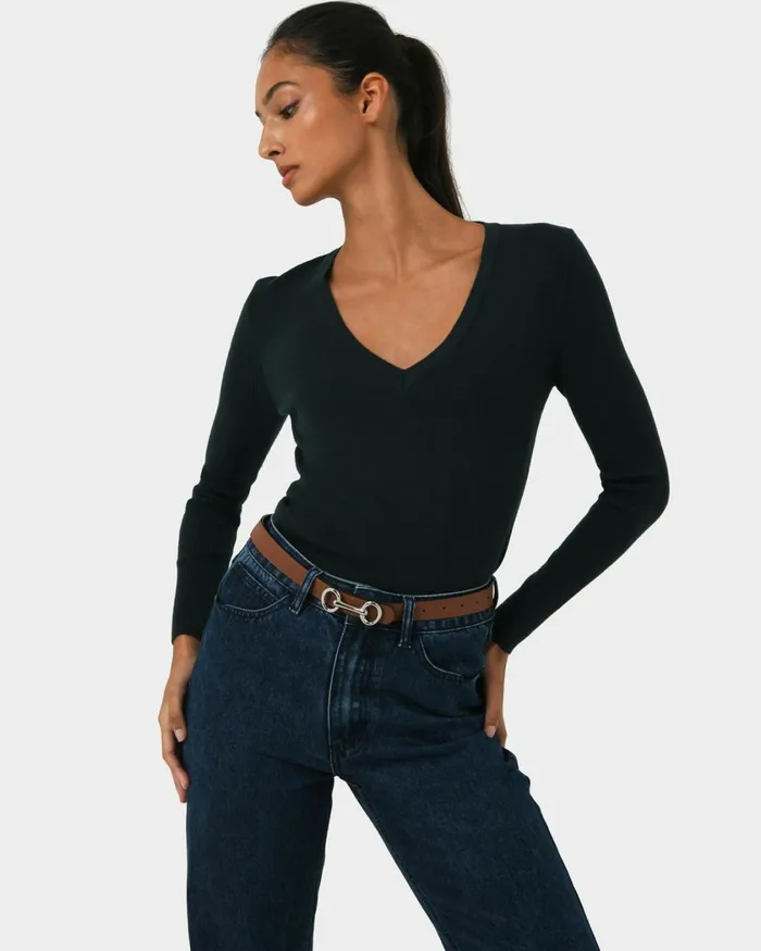 Forcast Kelly Leather Reversible Belt Women Belts