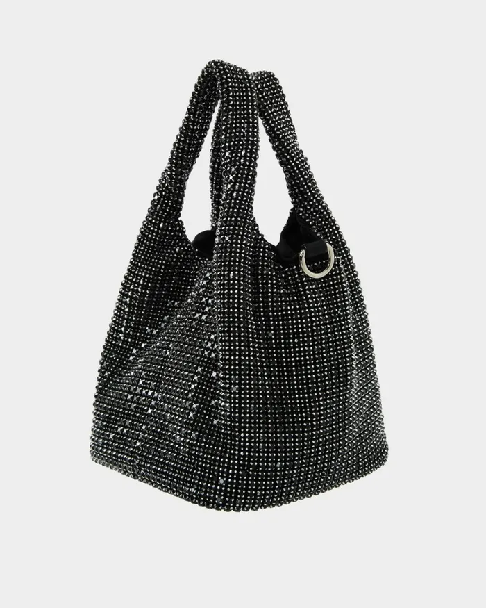 Forcast Kendall Crystal 2 Way Bag Metallicblack Women Bags