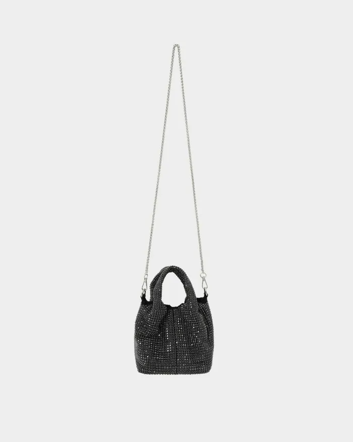 Forcast Kendall Crystal 2 Way Bag Metallicblack Women Bags