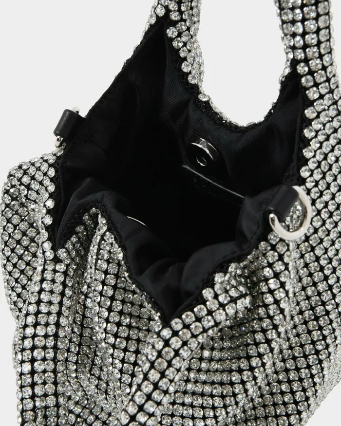 Forcast Kendall Crystal 2 Way Bag Metallicblack Women Bags