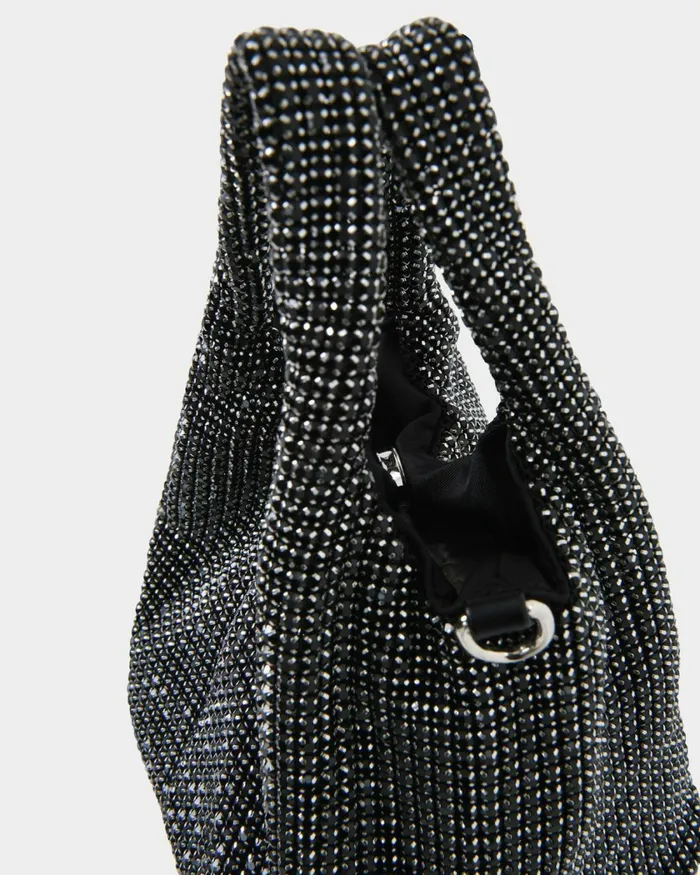 Forcast Kendall Crystal 2 Way Bag Metallicblack Women Bags