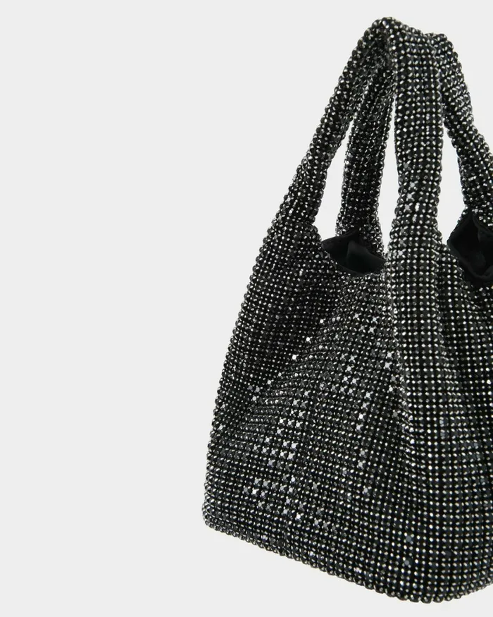 Forcast Kendall Crystal 2 Way Bag Metallicblack Women Bags
