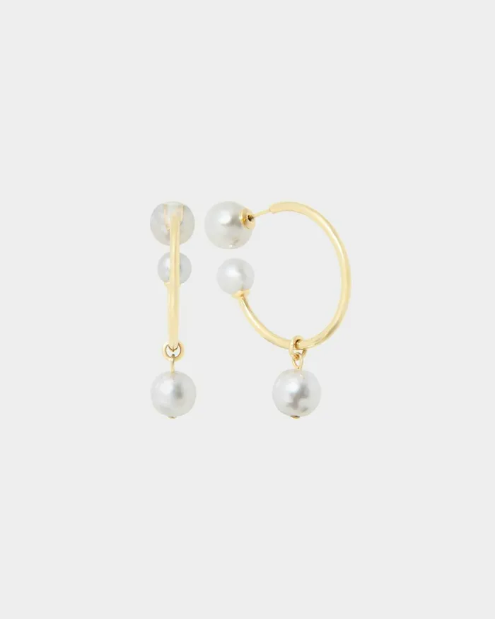 Forcast Kyrie 16k Gold Plated Earrings Gold Women Earrings