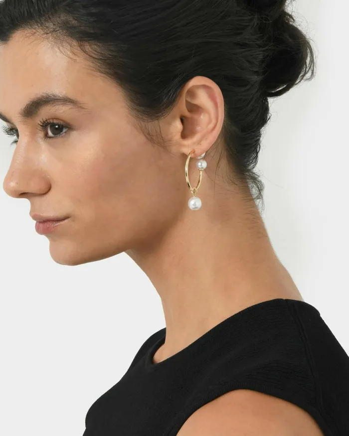 Forcast Kyrie 16k Gold Plated Earrings Gold Women Earrings