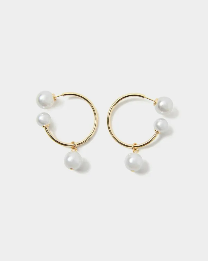Forcast Kyrie 16k Gold Plated Earrings Gold Women Earrings