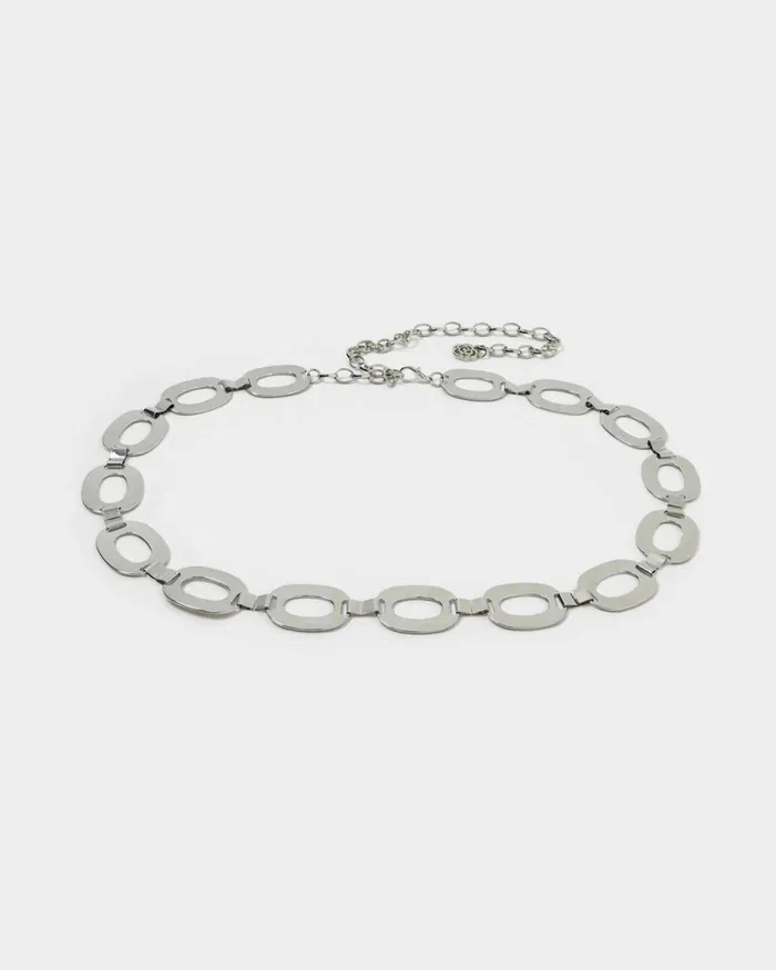 Forcast Lareina Chain Belt Silver Women Belts