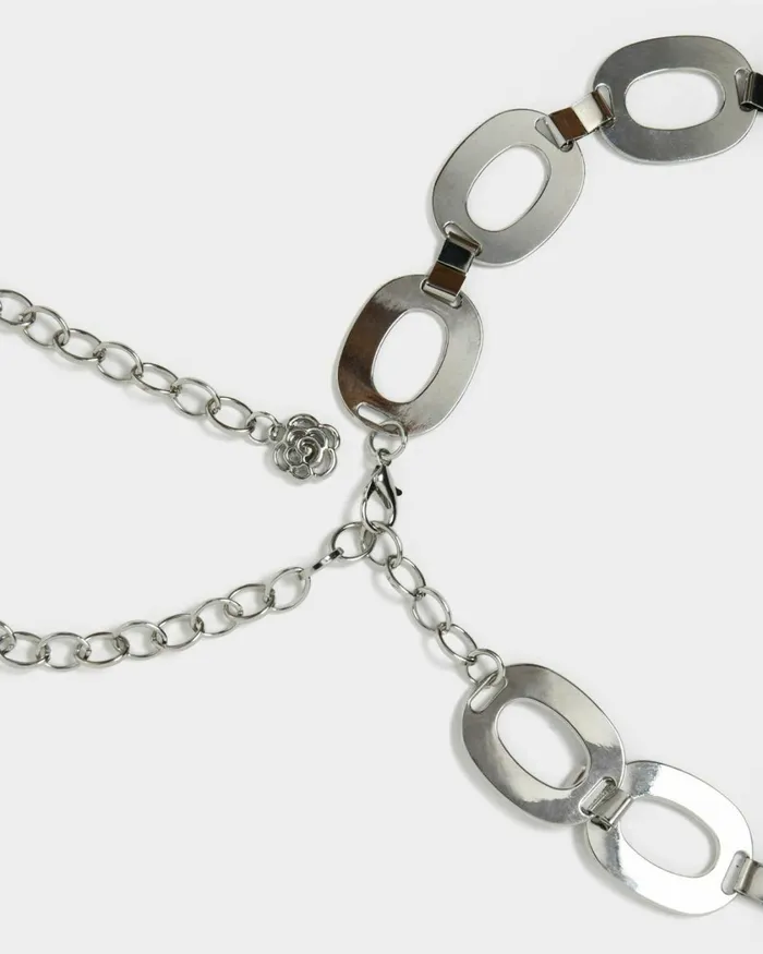 Forcast Lareina Chain Belt Silver Women Belts