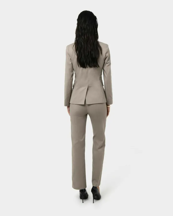 Forcast Lauren Single Breasted Jacket Stonemidnightblack Women Jackets and Blazers